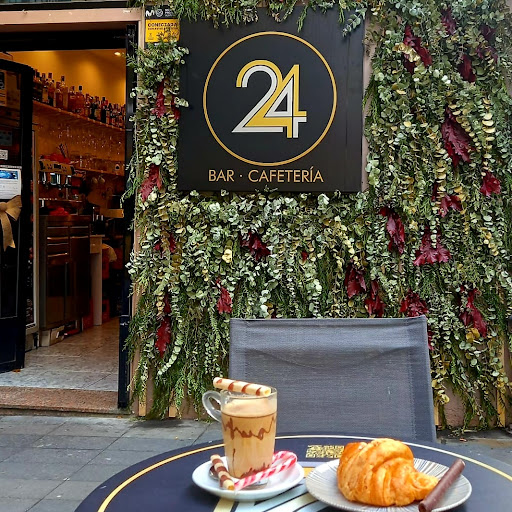 24 bar cafetería