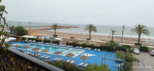 Pool Beach Sur. Piscina Puerto Deportivo Alboraya