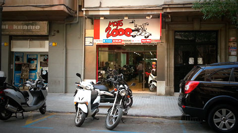 Sym Valencia. Moto2000Valencia, Sevicio Oficial Sym en el centro de Valencia