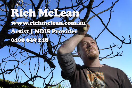 Rich McLean | Registered Therapeutic Support for the NDIS | Artist - Life - Coach, Melbourne