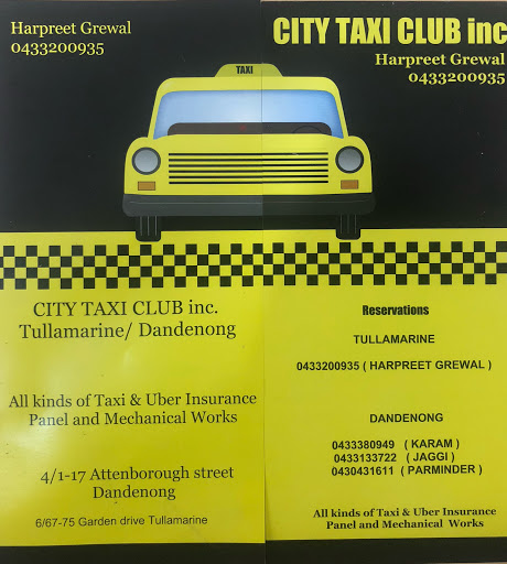 CITY TAXI INSURANCE CLUB DANDENONG