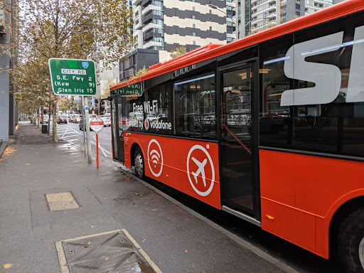 Skybus pickup point