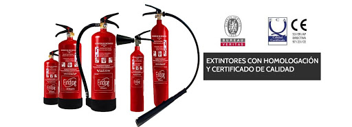 Extintores contra incendios Sevilla - Extintores co2 - Extintores abc, BIE, Extintor agua + aditivos.