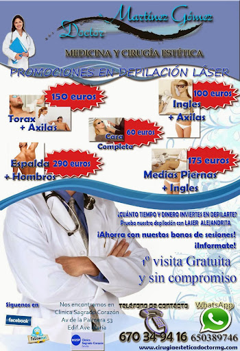 Cirugia estetica y depilacion laser Dr Martinez Gomez SEVILLA