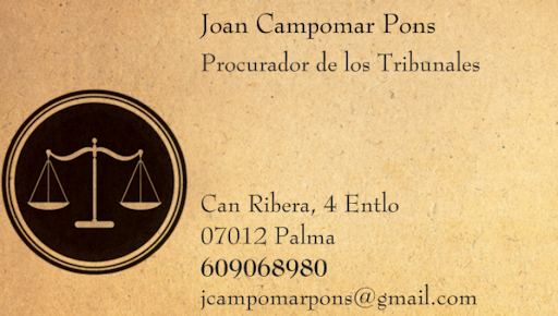 Joan Campomar Pons - Procurador