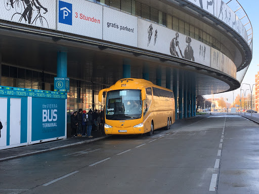 the Vienna Bus terminal Stadion Center