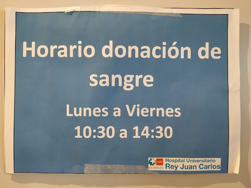 Unidad Donación de Sangre Hospital Rey Juan Carlos