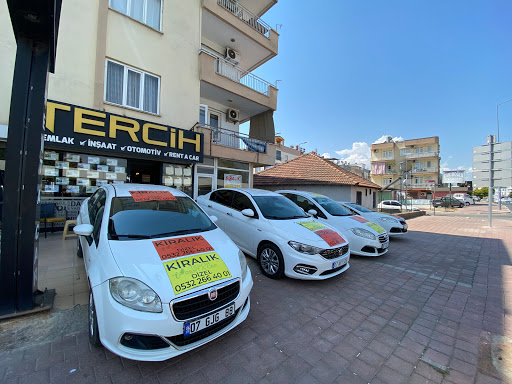Antalya araç kiralama - Tercih Rent a Car Emlak