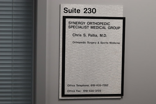 Chris S Pallia MD - Synergy Orthopedics