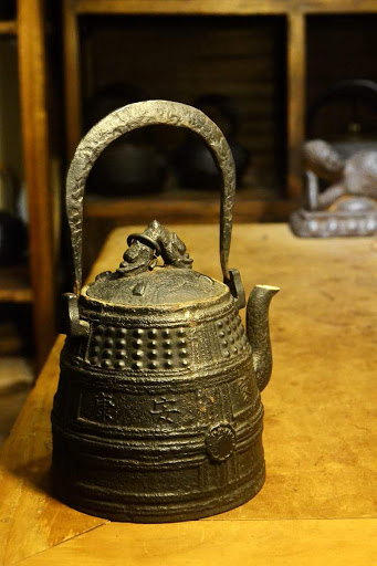 御茶道老鐵壺日本茶道具