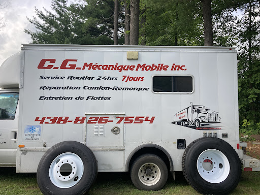 CG Mecanique mobile Inc/service de pneus camions lourd/déneigement De Remorque