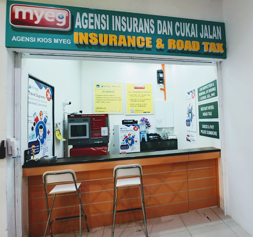 MYEG Agency kiosk Insurance & Road Tax by Brilliant Management Mid Valley