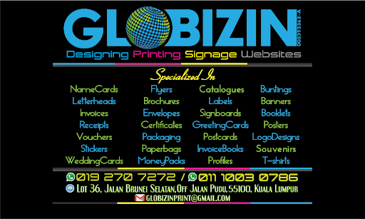 GLOBIZIN Designing Printing & Signage