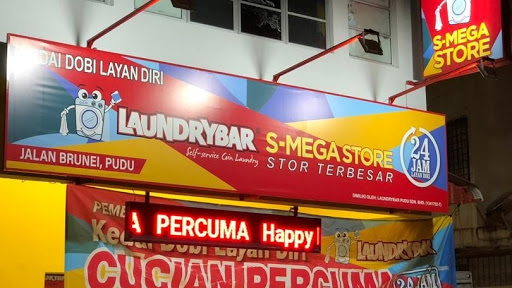 LaundryBar S-Mega Store, Jalan Brunei, Pudu, Kuala Lumpur - Self Service Laundry