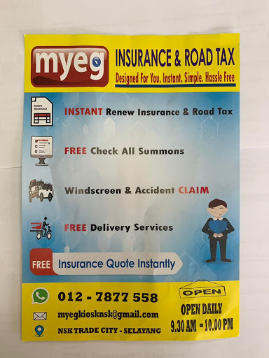 Myeg Selayang Kiosk (NSK) - Renew Road Tax & Insurance in 15 minute - by Johnson Agency -马上更新汽车保险和路税