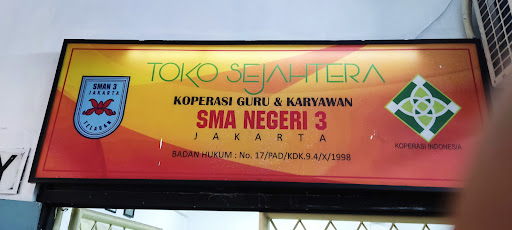Koperasi SMA Negeri 3 Jakarta - Toko Sejahtera