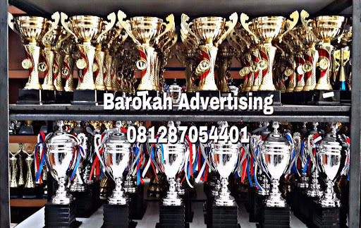 BAROKAH ADVERTISING Jual Plakat, Trophy, Piala, Medali, Pin Murah