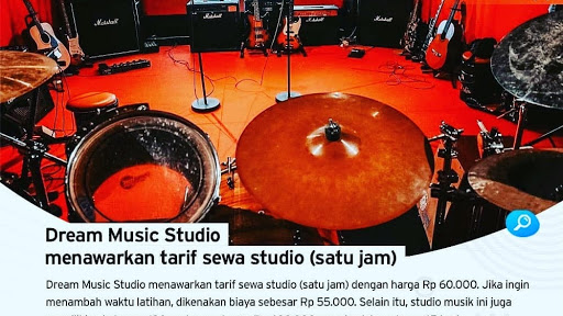 Dream Music Studio ( Studio Latihan Band)