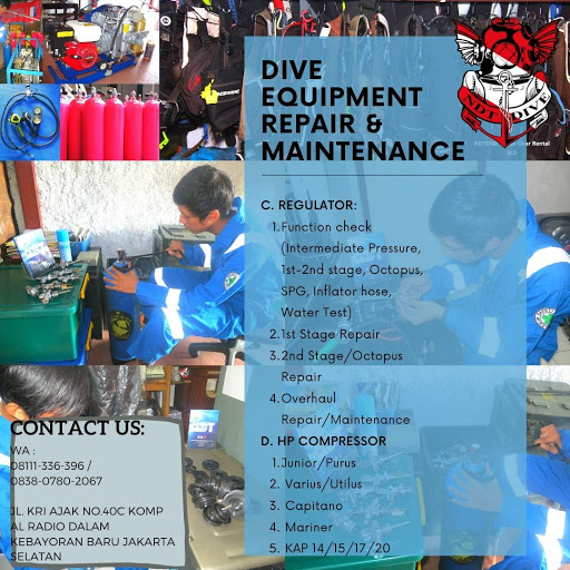 NDT dive_Equipment Maintenance, Repair, Rental and Laundry