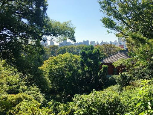 日本庭園を望む東屋