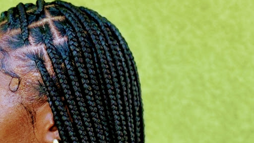 Kim K African hair braiding