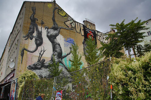 Brandwand-Graffitis
