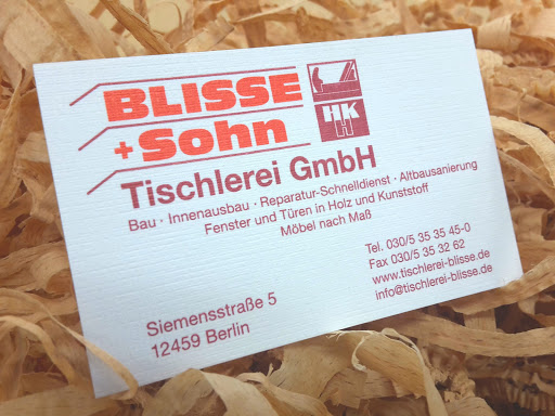 Tischlerei Blisse & Sohn GmbH