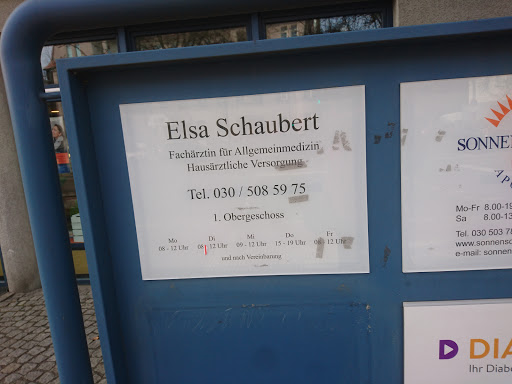 Dipl.Med. Elsa Schaubert Fachärztin f. Allgemeinmedizin