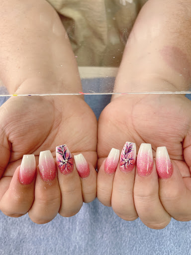 Pink & White Gel Nails & Spa