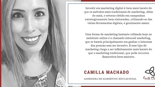 Camilla Machado Assessoria de Marketing Educacional