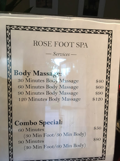 Rose Foot Spa