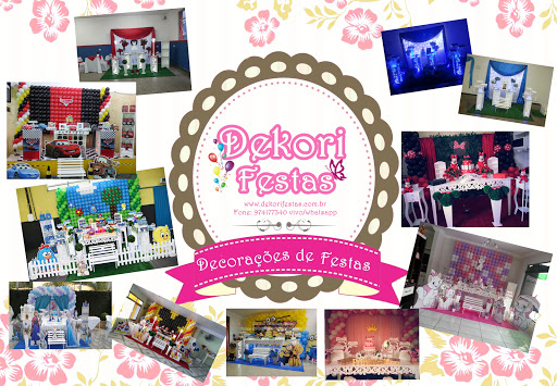 Dekori Festas - Decoração de Festa Infantil, Chá de Bebê, Noivado, Casamento e 15 anos.