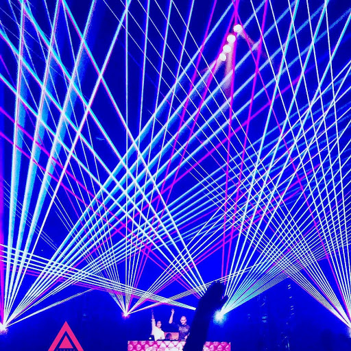A laser show