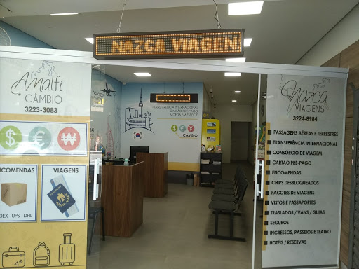 Nazca Viagens São Paulo, Câmbio, UPS e FEDEX