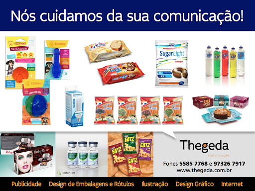 Thegeda Publicidade, Design de Embalagens e Rótulos, Ilustração
