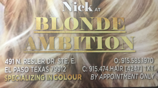 Nick at Blonde Ambition Hair salon