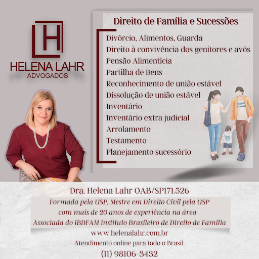 👪 Dra. Helena Lahr - Advogada Direito de Família em São Paulo