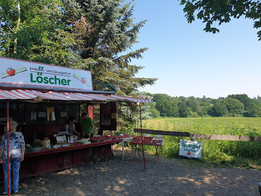 Verkaufsstand Hof Löscher Spargel & Erdbeeren