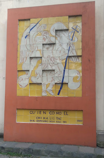 Placa Conmemorativa Centenario De Chimalistac