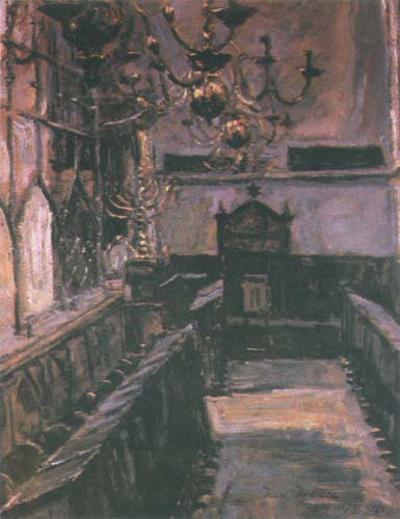 WNęTRZE SYNAGOGI W PRADZE