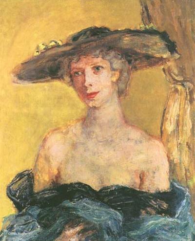 PORTRET DAMY W KAPELUSZU