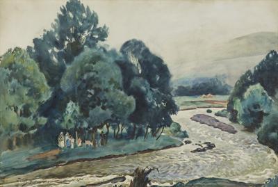 WEZBRANA RZEKA, MOTYW Z BYSTREJ, 1918