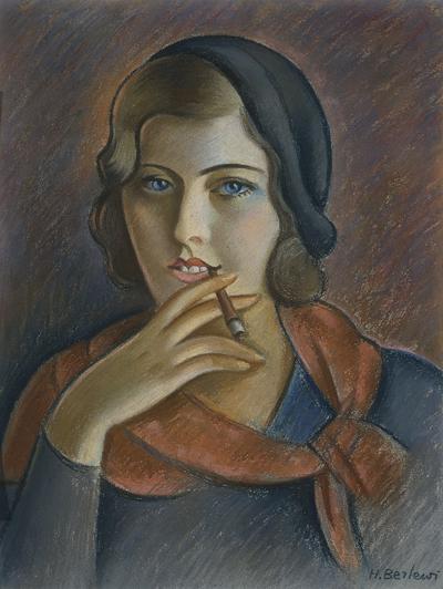 PORTRET DZIEWCZYNY Z PAPIEROSEM