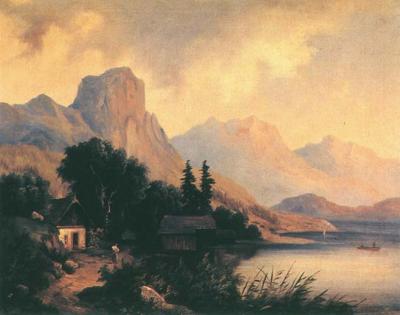 JEZIORO W ALPACH