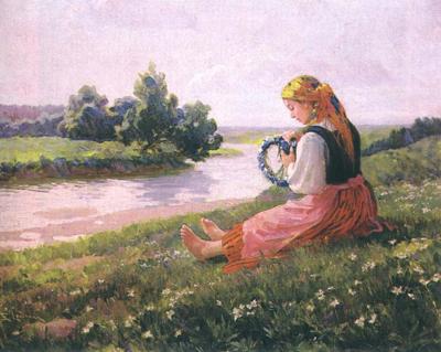 DZIEWCZYNA Z WIANKIEM