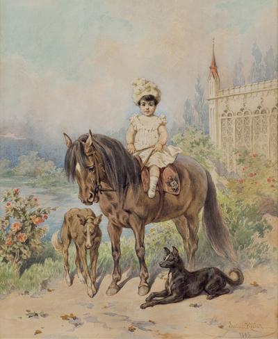 PORTRET MAŁEJ KSIĘŻNICZKI, 1885