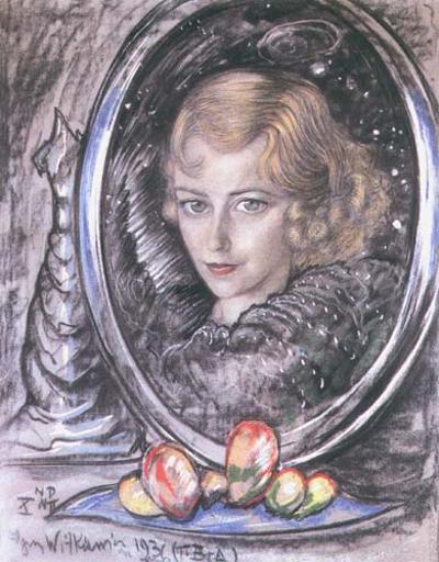 PORTRET HANNY LOREK (W LUSTRZE)