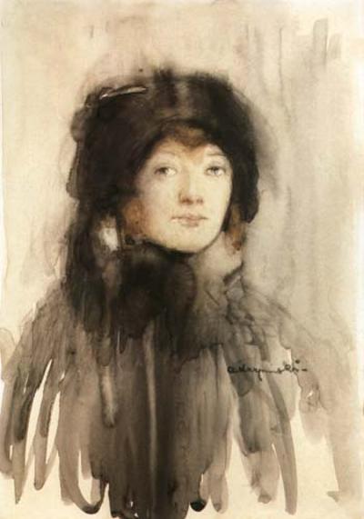 PORTRET MłODEJ KOBIETY