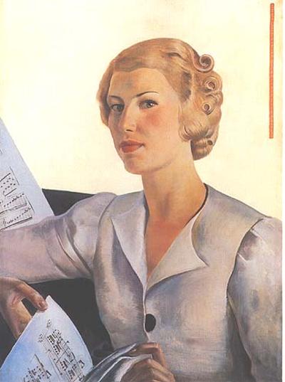 PORTRET PANI Z NUTAMI