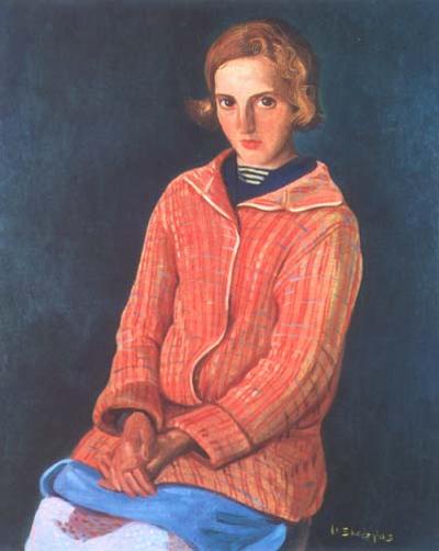 PORTRET DZIEWCZYNKI W KRACIASTYM SPENCERKU